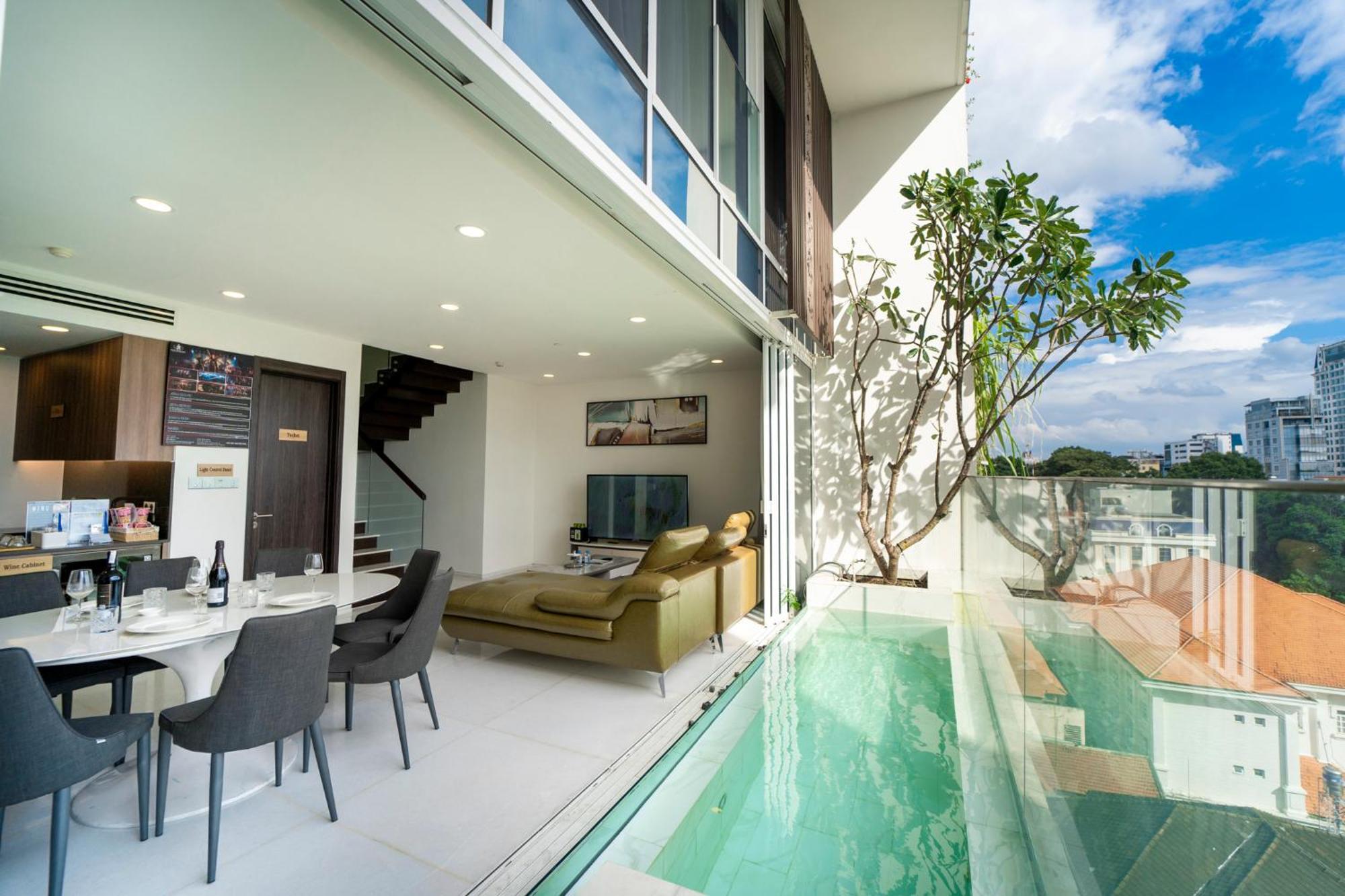 Serenity Saigon Sky Villas - Free One Way Airport Shuttle Cidade de Ho Chi Minh Exterior foto