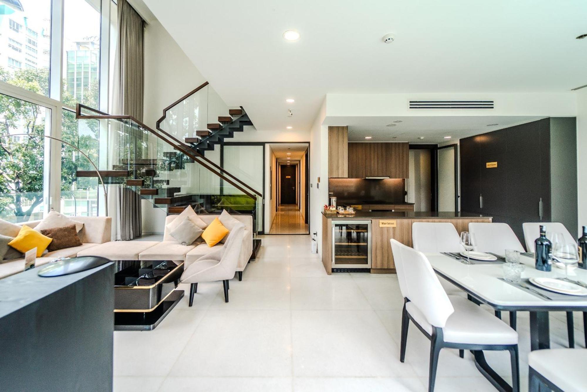 Serenity Saigon Sky Villas - Free One Way Airport Shuttle Cidade de Ho Chi Minh Exterior foto